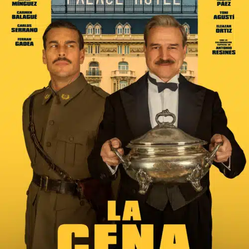 Affiche du film "La Cena", réalisé par Manuel Gómez Pereira, avec Mario Casas et Alberto San Juan dans les rôles titres.